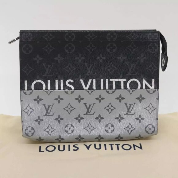 LOUIS VUITTON Monogram Split Pochette Voyage MM Clutch Bag - Picture 1 of 15
